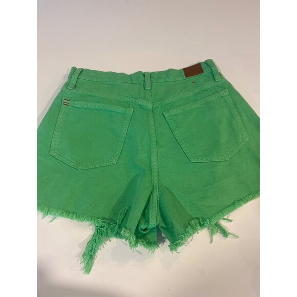 BDG A-Line Shorts Sz 29 Bright Green Urban Outfitters - Picture 8 of 10